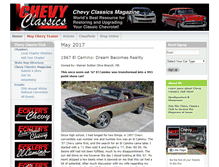 Tablet Screenshot of chevyclassicsclub.com